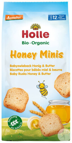 Holle Bio Honey Minis Babyzwieback 100g