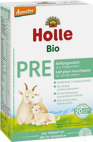 Holle PRE Bio Anfangsmilch Mit Bio-Ziegenmilch Von Geburt An 400g