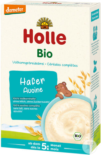 Holle Bio Vollkorngetreidebrei Hafer Ab 4 Monaten 250g