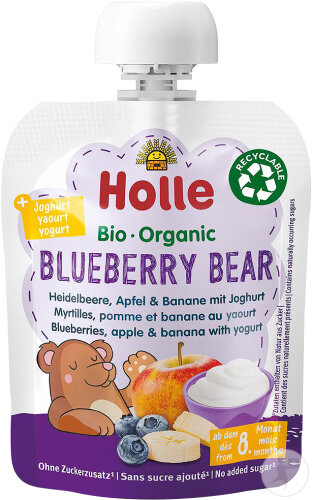 Holle Holle Blueberry Bear Pouchy Heidelbeere/Apfel/Banane/Joghurt 100g
