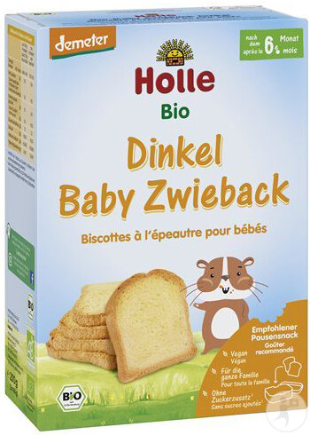 Holle Dinkelzwieback Für Babys Bio 150g