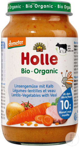 Holle Gemüse-Linsen Mit Kalbfleisch 220g