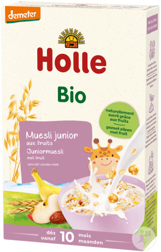 Holle Müsli Junior Mehrkorn Mit Früchten Ab 10 Monaten Bio 250g