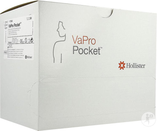 Hollister VaPro Pocket Katheter Hydrophil CH12 40cm Männer 30 Stück (70124)