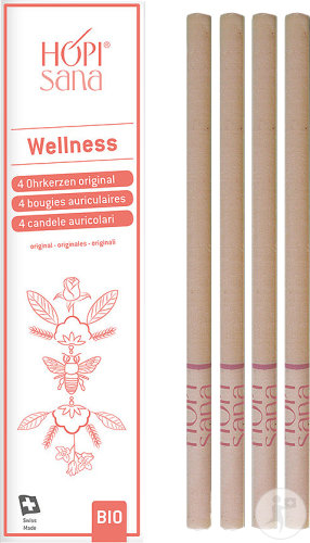 Hopisana Ohrenkerzen Rosa Wellness 4 Stück