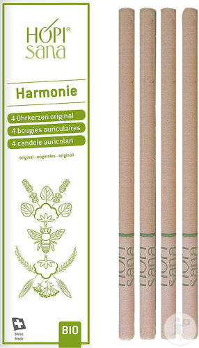 Hopisana Ohrenkerzen Grün Harmonie 4 Stück