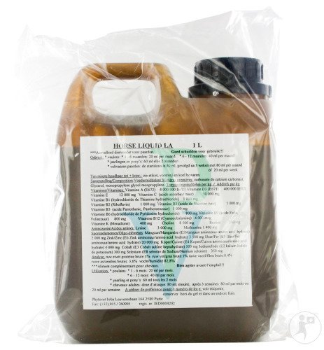 Horse Liquid LA Ergänzungsfuttermittel Für Pferde 1l