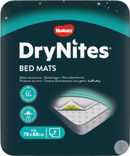 Huggies DryNites Betteinlagen 78x88cm 7 Stück