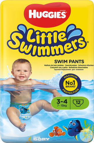 Huggies Little Swimmers Badewindelhöschen Größe 3/4 12 Stück