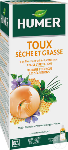 Humer Husten Sirup Glasflasche 170ml