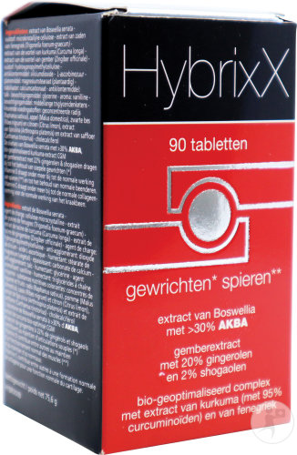 ixX Pharma HybrixX Bewegliche Gelenke Kurkuma Boswellia & Ingwer 90 Tabletten