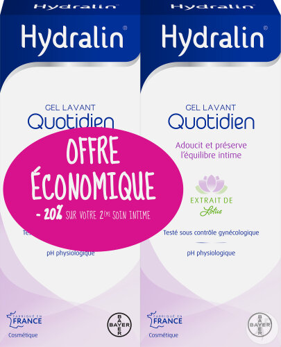 Hydralin Täglich Waschgel Seife Intimhygiene Duopack 2x200ml
