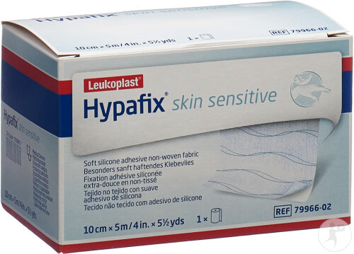 Hypafix Skin Sensitive Besonders Sanft Haftendes Klebevlies 10cm x 5m 1 Stück (7996602)