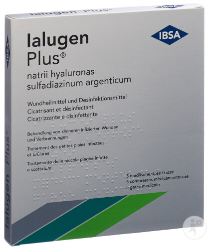 Ialugen Plus Medizinische Gazen 10x10cm 5 Stück