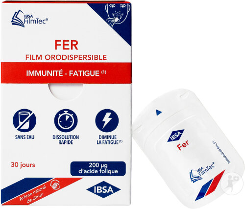 IBSA FilmTec Eisen Orodispersible Filme 30 Stück