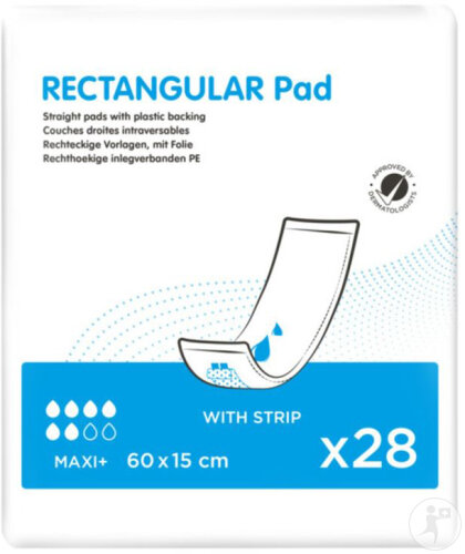 iD Rectangular Pad 60x15cm Größe S 28 Stück