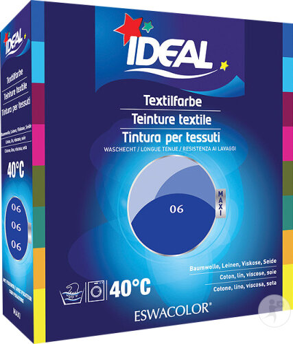 Ideal Maxi Textilfarbe No06 Königsblau 75ml+100g