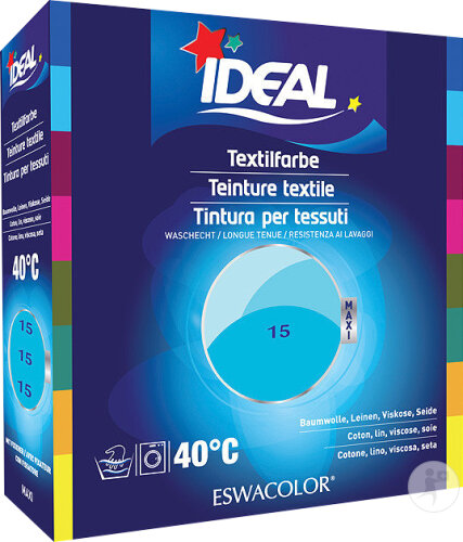 Ideal Maxi Textilfarbe No15 Türkis 75ml+100g