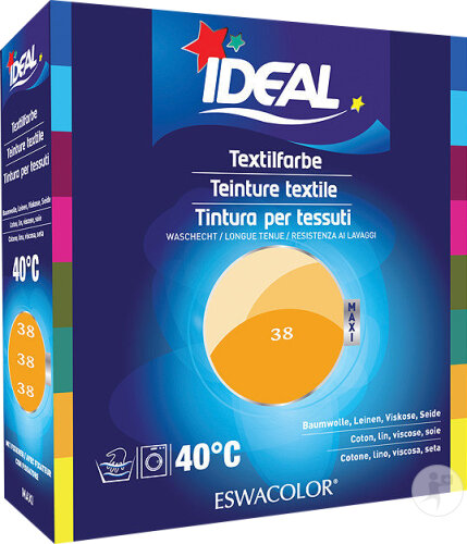 Ideal Maxi Textilfarbe No38 Mandarine 75ml+100g