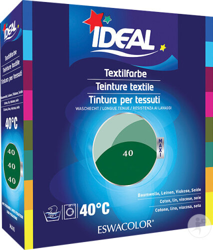 Ideal Maxi Textilfarbe No40 Mittelgrün 75ml+100g