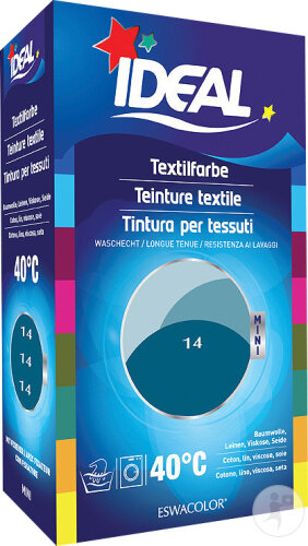 Ideal Mini Textilfarbe No14 Petrol 40ml+50g