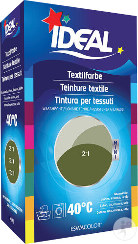 Ideal Mini Textilfarbe No21 Khaki 40ml+50g
