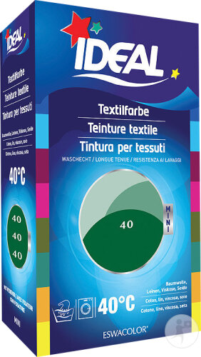 Ideal Mini Textilfarbe No40 Mittelgrün 40ml+50g