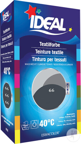 Ideal Mini Textilfarbe No66 Schiefer 40ml+50g
