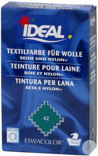 Ideal Textilfarbe Puder No42 Dunkelgrün 30g