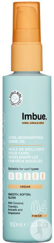 Imbue Locken-Glanz-Öl Vegan Pumpflasche 100ml