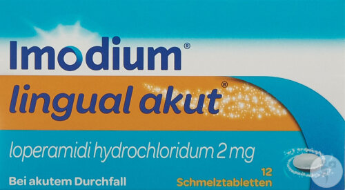 Imodium Lingual Akut 2mg 12 Schmelztabletten