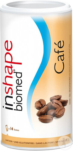 Inshape Biomed Pulver Kaffeegeschmack Mahlzeitenersatz Dose 420g