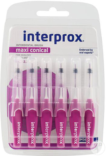 Interprox Premium Maxi Interdentalbürsten 6mm Blau 6 Stück (31188)
