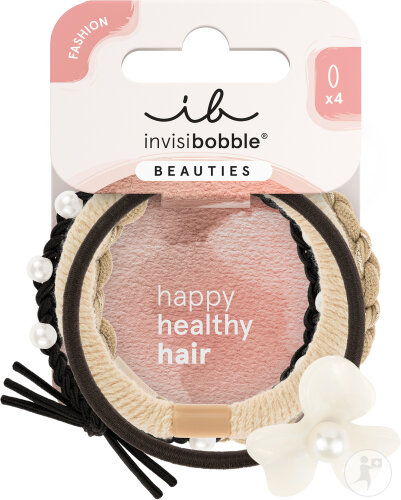 Invisibobble Beauties Flower Pearl Haargummis 4 Stück