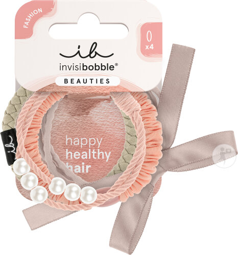 Invisibobble Beauties Powdery Pearl Haargummis 4 Stück