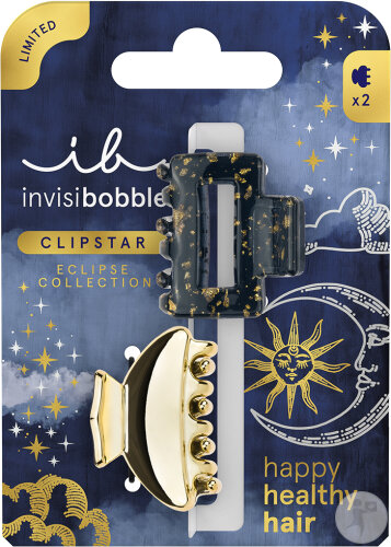 Invisibobble Clipstar Eclipse Lunar Glam 2 Stück