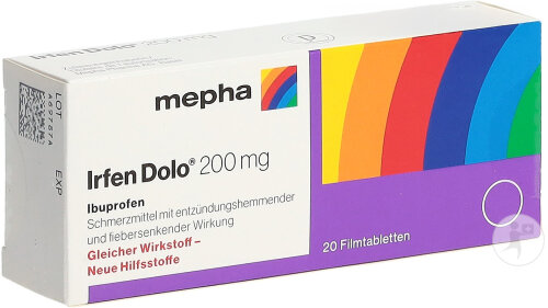 Irfen Dolo 200mg 20 Filmtabletten