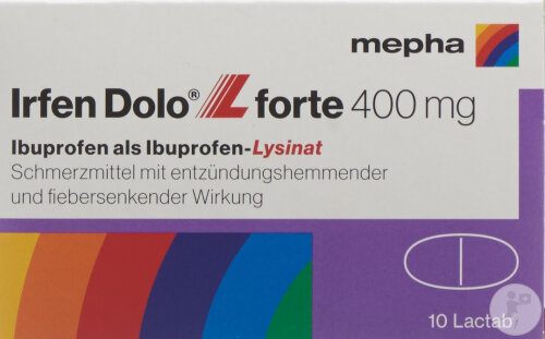 Irfen Dolo L Forte Lactab 10x400mg