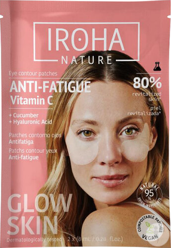 Iroha Nature Anti-Müdigkeits- Und Aufhellende Augenkonturpflaster Mit Vitamin C 2 Stück