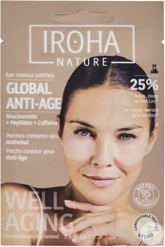 Iroha Augenpflaster Niacinamid Koffein Und Peptide 1 Paar