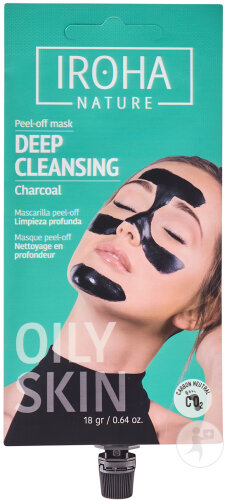 Iroha Detox Peel-off-Maske Kohle 1 Stück