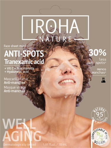 Iroha Gesichtsmaske Gegen Pigmentflecken 1 Stück