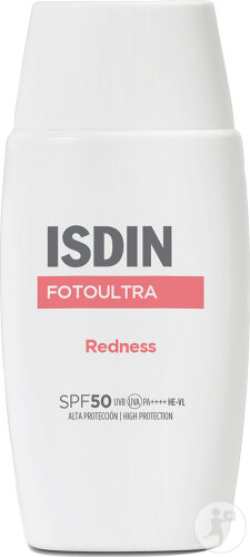 Isdin Fotoprotector Fotoultra Redness Sonnenschutz Für Das Gesicht SPF50 Flasche 50ml