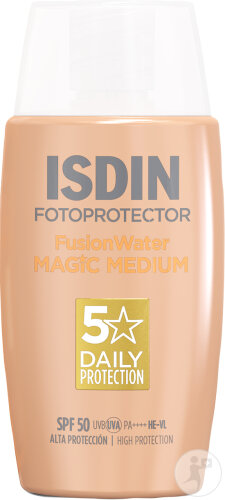 Isdin Fotoprotector Fusion Water Color Sonnenschutz SPF50 Gesicht Pumpflakon 50ml