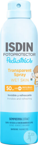 Isdin Fotoprotector Pediatrics Wet Skin SPF50 Transparent Spray 250ml