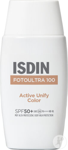 Isdin FotoUltra Active 100 Unify Color Fusion Fluid SPF50+ Flakon 50ml