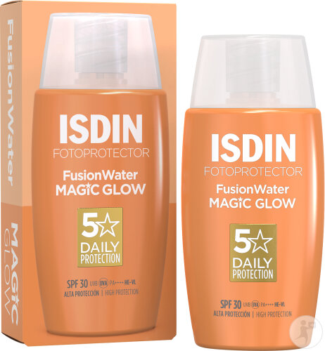 Isdin Fotoprotector Fusion Water Magic Glow Hoher Schutz SPF30 Flakon 50ml