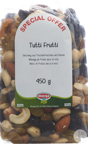 Issro Tutti Frutti Mischung Trockenfrüchte Und Nüsse Beutel 405g