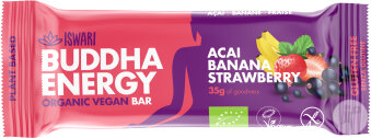 Iswari Buddha Energieriegel Acai Banane Und Erdbeere 35g