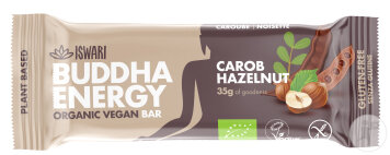 Iswari Buddha Energieriegel Carob Und Haselnuss 35g
